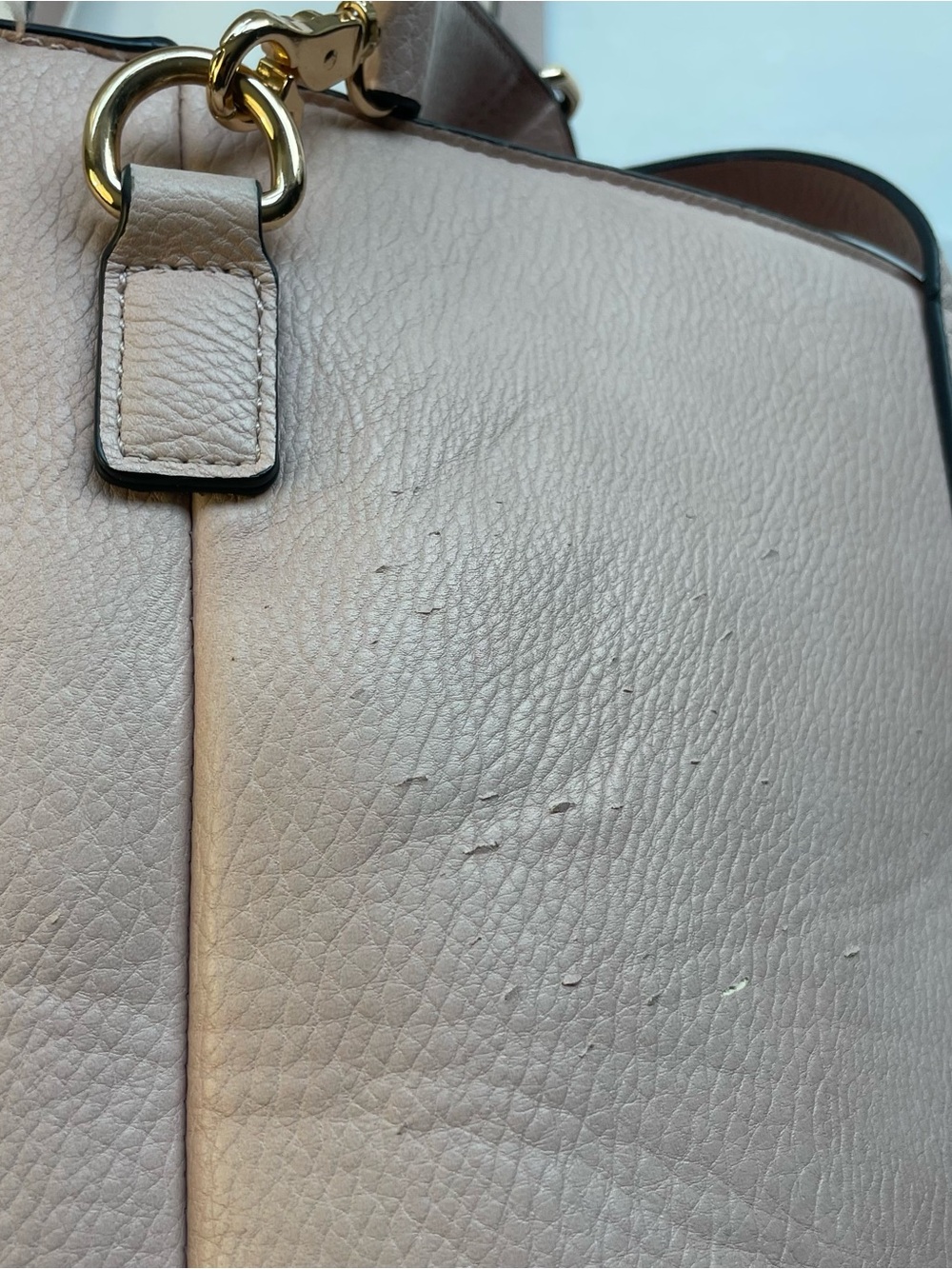 ⁠Poppy & Peonies Go-Getter Tote Bag Blush Pink Vegan Leather Travel - Picture 16 of 16